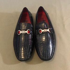 MODERNO  black  leather size 10.5” men’s  shoes